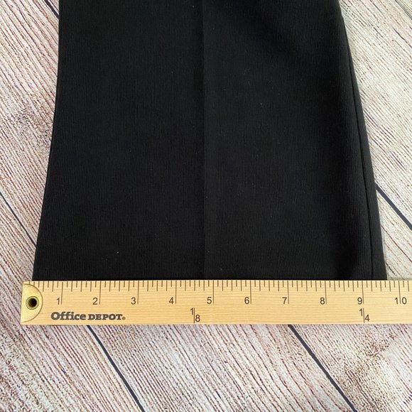 AXCESS by LIZ CLAIBORNE Black Trousers Puddle Pants 4 - Picture 12 of 12